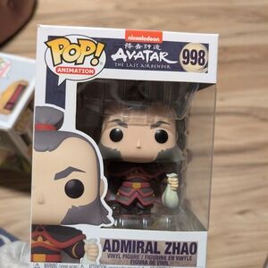 Funko Pop! Avatar Admiral Zhao Figure - Red and Black